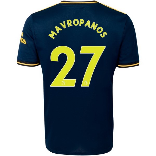 Camiseta Arsenal NO.27 Mavropanos Replica Tercera Ropa 2019/20 Azul